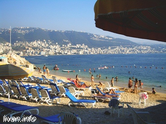 Пляжи в Ливане