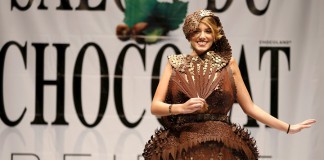 Показ шоколадных нарядов в Бейруте на Fashion Show. (Фото) Показ шоколадных нарядов в Бейруте на Fashion Show