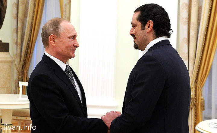 Путин в Москве встретился с экс-премьером Ливана Саад Харири