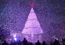 Ливан занял два места среди 20 самых захватывающих елок 2016 года! Новогодняя ёлка в городе Згарта