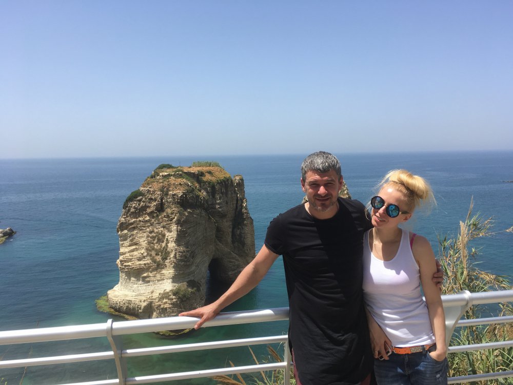 Украинские артисты Тоня Матвиенко и Арсен Мирзоян побывали в Ливане