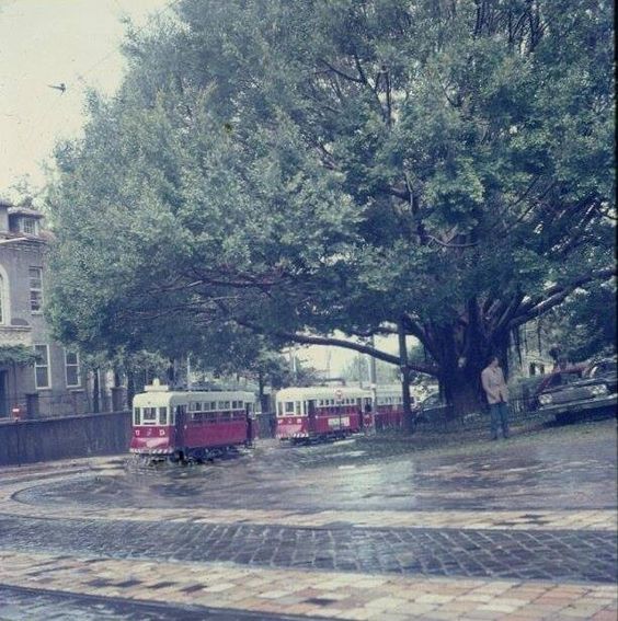 Трамвай на улице Бейрута в 1963 году