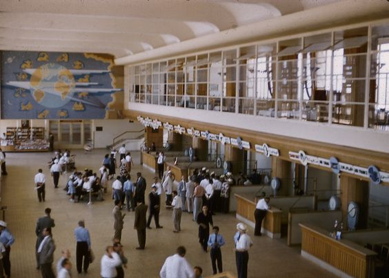 Аэропорт Бейрут в 50х