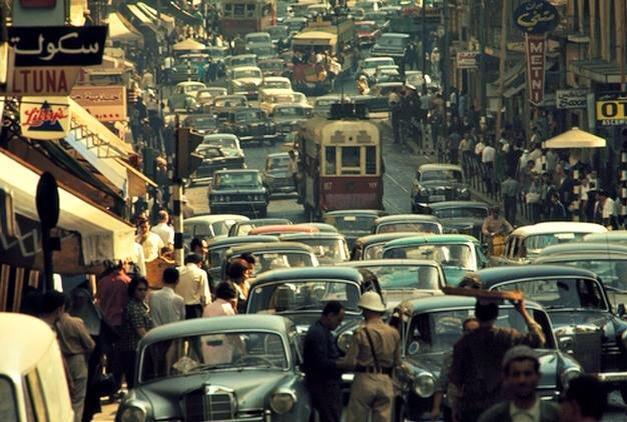 Уличная жизнь Бейрута в 70-х