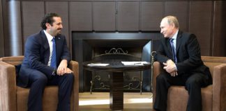 Владимир Путин провел в Сочи переговоры с премьер-министром Ливана Саадом Харири Владимир Путин провел в Сочи переговоры с премьер-министром Ливана Саадом Харири