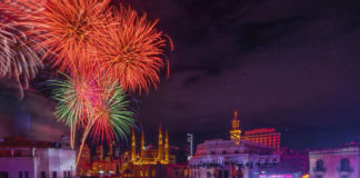 Новый год в Бейруте 2018. Фото Новый год в Бейруте 2018. Фото