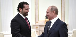 Встреча Саад Харири с президентом России Владимиром Путиным Встреча Саад Харири с президентом России Владимиром Путиным