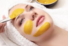 Отбеливающая маска для лица из куркумы и лимона Отбеливающая маска для лица из куркумы и лимона