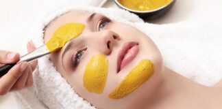 Отбеливающая маска для лица из куркумы и лимона Отбеливающая маска для лица из куркумы и лимона